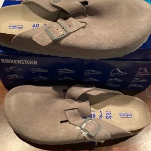 Birkenstock Boston Stone Coin 9n new
